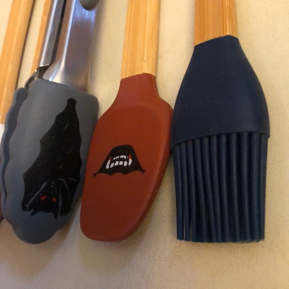 NWT Core Bamboo & Silicone Mini Utensil Set-Halloween - Picture 2 of 5